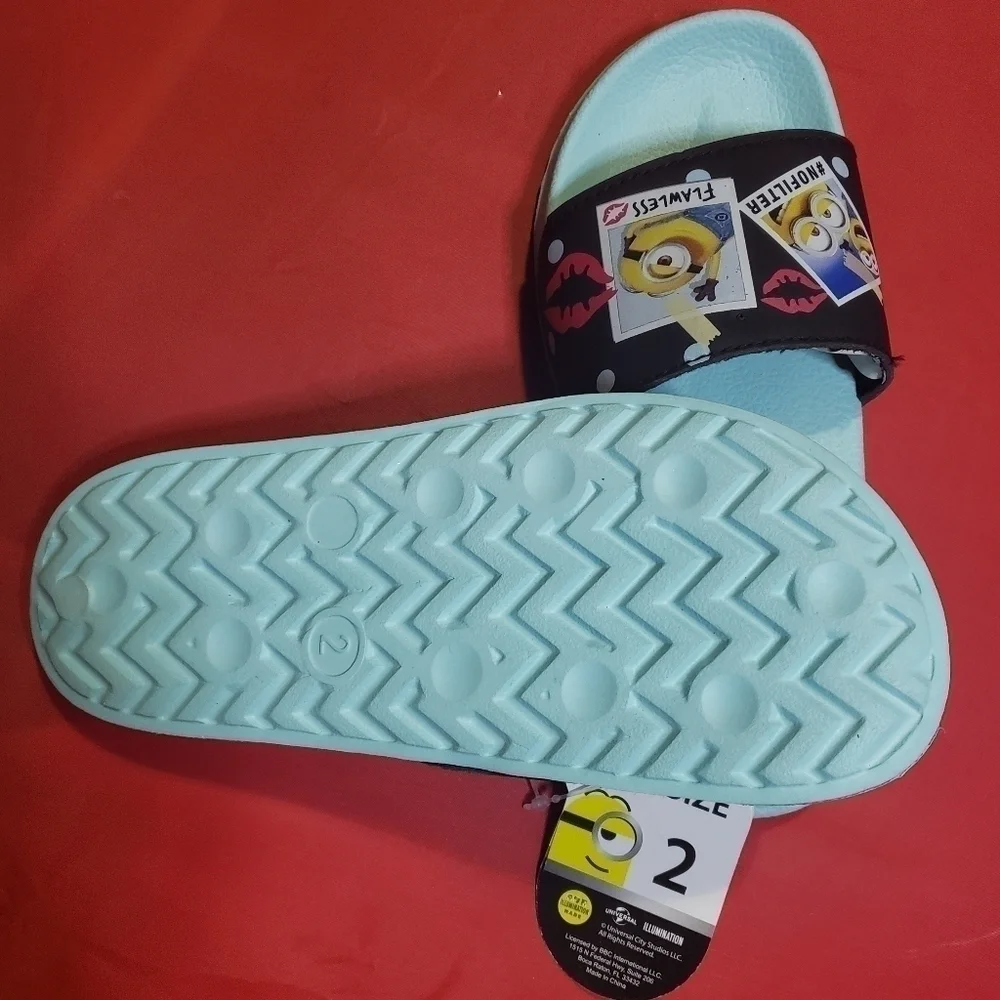minions animated sandals for girls size 2